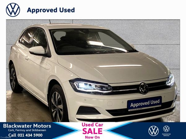 Volkswagen Polo Hatchback, Petrol, 2022, White