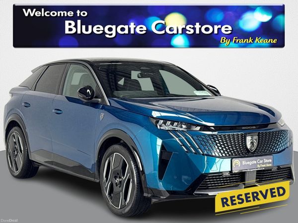 Peugeot 3008 SUV, Electric, 2024, Blue