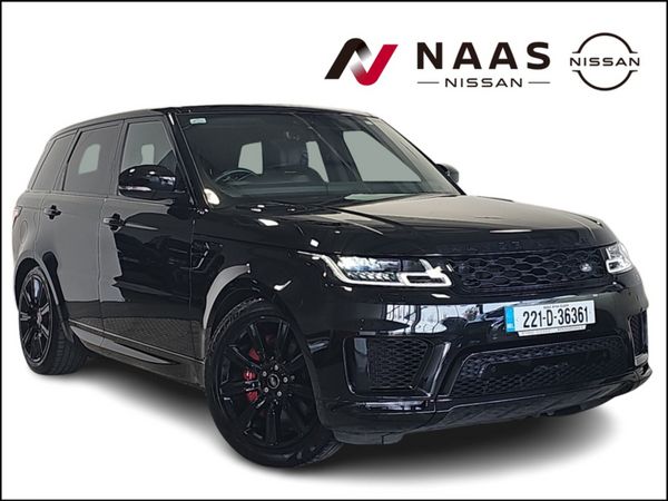 Land Rover Range Rover Sport Estate, Petrol Plug-in Hybrid, 2022, Black
