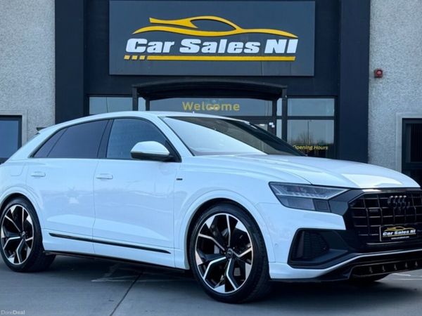 Audi Q8 SUV, Diesel Hybrid, 2022, White