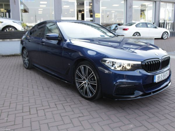 BMW 5-Series Saloon, Petrol Plug-in Hybrid, 2019, Blue