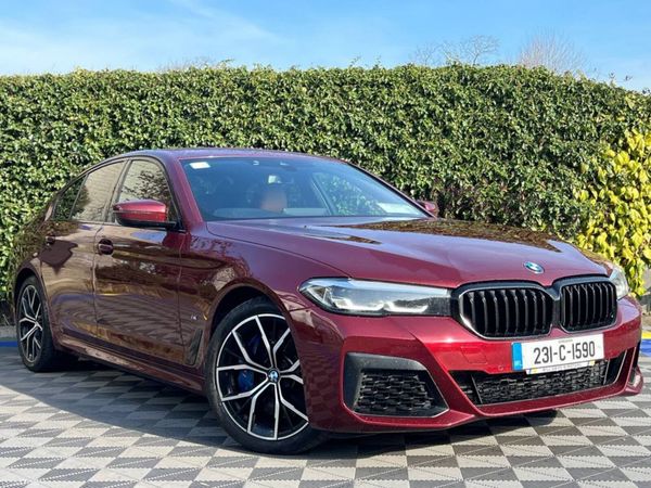 BMW 5-Series Saloon, Diesel, 2023, Red