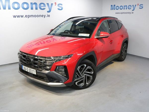 Hyundai Tucson SUV, Petrol Plug-in Hybrid, 2025, Red