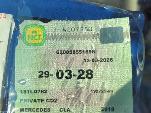 Mercedes-Benz CLA Saloon, Diesel, 2018, Red