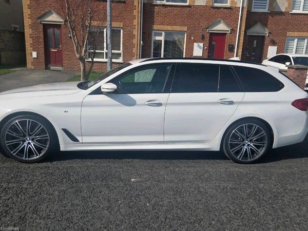 BMW 5-Series Estate, Diesel, 2017, White
