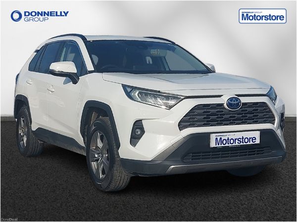 Toyota RAV4 Estate, Petrol Hybrid, 2023, White