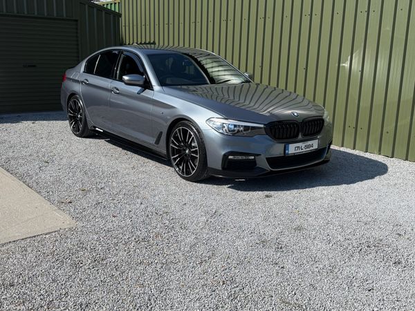 BMW 5-Series Saloon, Diesel, 2017, Blue