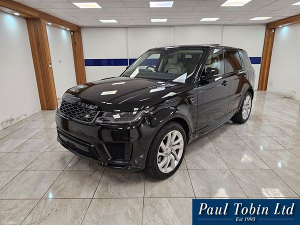 Land Rover Range Rover Sport SUV, Petrol Plug-in Hybrid, 2022, Black