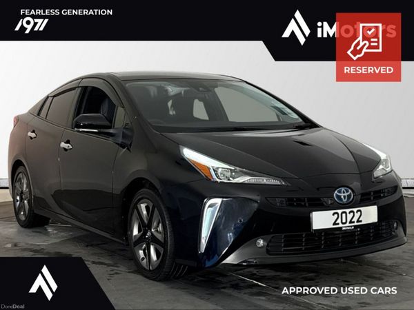 Toyota Prius Hatchback, Petrol Hybrid, 2022, Black