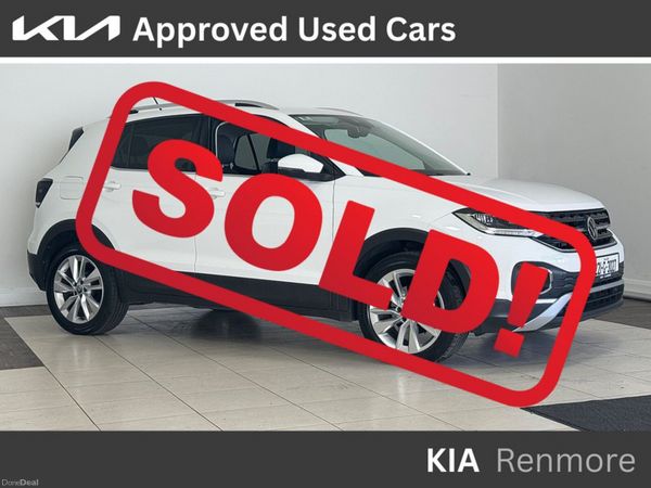 Volkswagen T-Cross Estate, Petrol, 2022, White