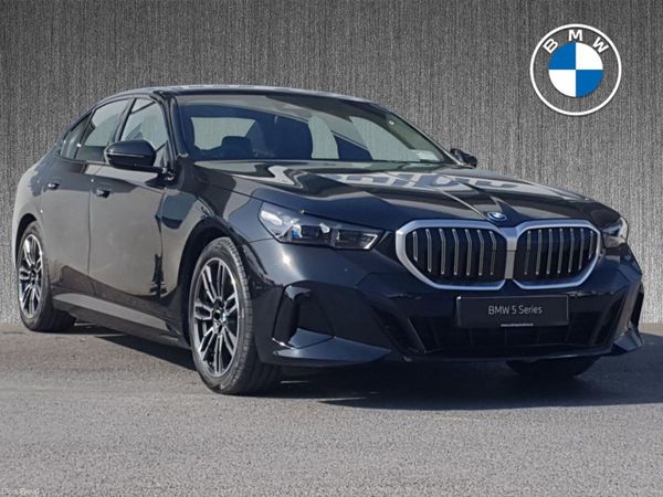 BMW 5-Series Saloon, Petrol Plug-in Hybrid, 2026, Black