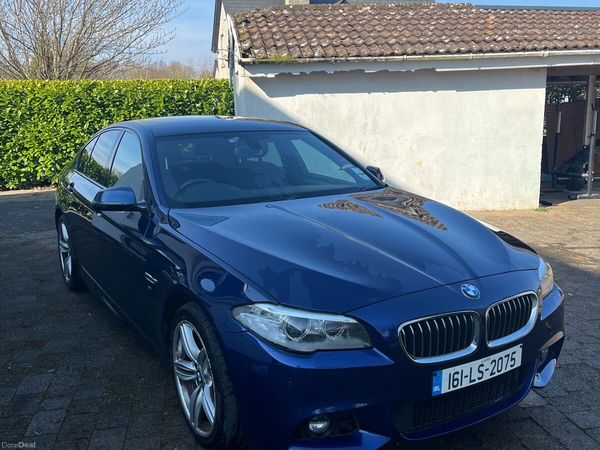 BMW 5-Series Saloon, Diesel, 2016, Blue