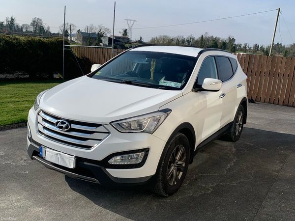 Hyundai Santa Fe SUV, Diesel, 2013, White