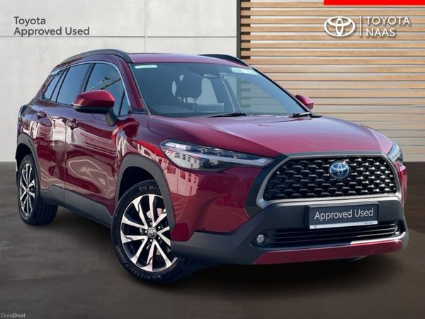 Toyota Corolla Cross SUV, Petrol Hybrid, 2023, Red
