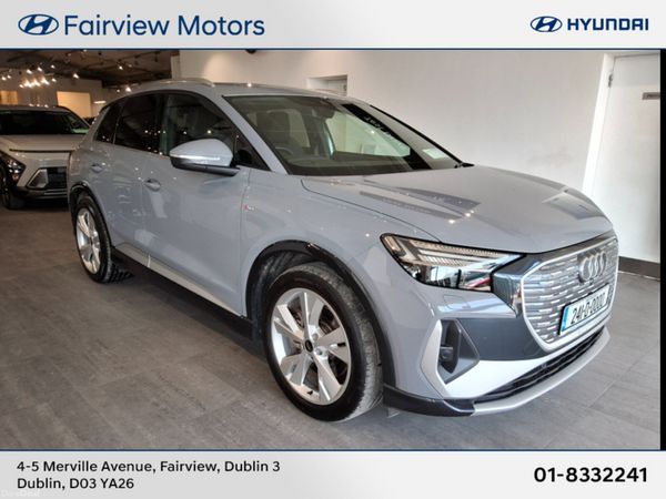 Audi Q4 e-tron SUV, Electric, 2024, Grey