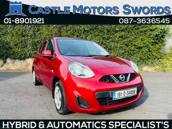 Nissan March Hatchback, Petrol, 2019, Red