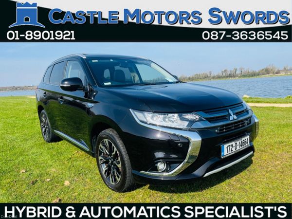 Mitsubishi Outlander Estate, Petrol Plug-in Hybrid, 2017, Black