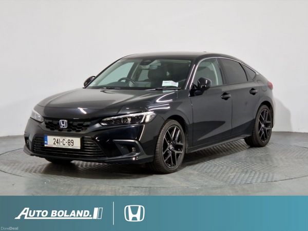 Honda Civic Hatchback, Petrol Hybrid, 2024, Black