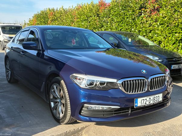 BMW 5-Series Saloon, Diesel, 2017, Blue