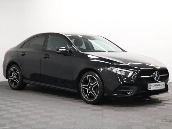 Mercedes-Benz A-Class Saloon, Petrol Hybrid, 2022, Black
