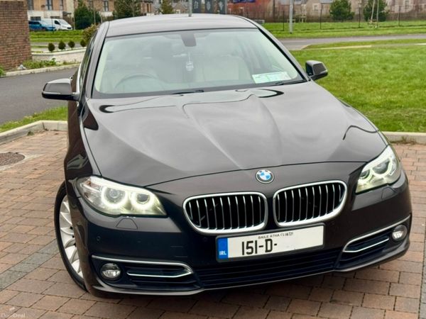 BMW 5-Series Saloon, Diesel, 2015, Brown