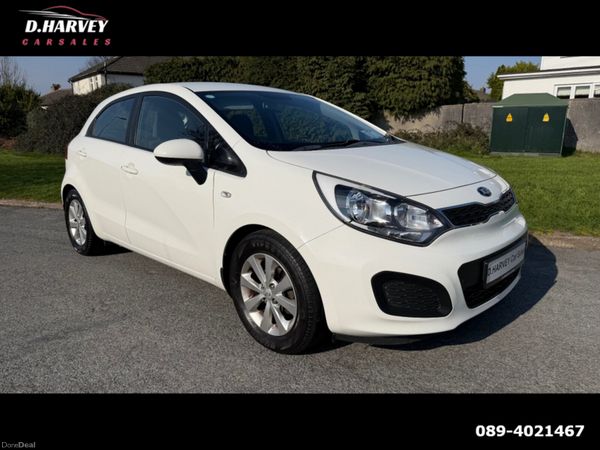 Kia Rio Hatchback, Petrol, 2014, White