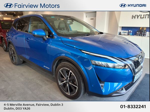 Nissan Qashqai SUV, Petrol Hybrid, 2023, Blue