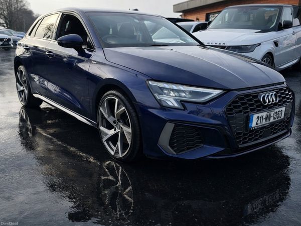 Audi A3 Hatchback, Petrol Plug-in Hybrid, 2021, Blue