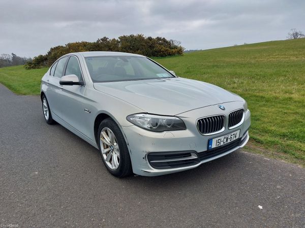 BMW 5-Series Saloon, Diesel, 2015, Silver