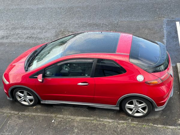 Honda Civic Hatchback, Petrol, 2007, Red