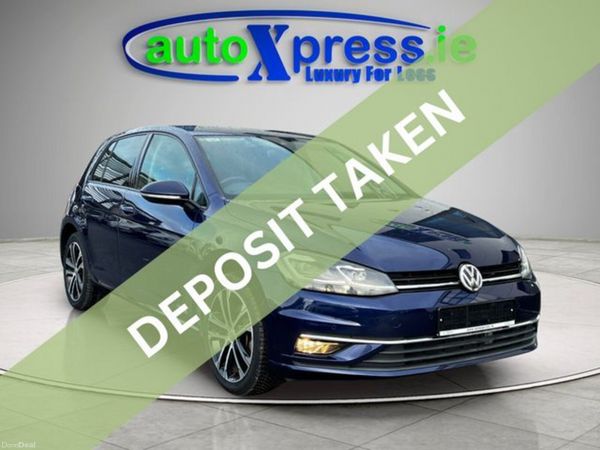 Volkswagen Golf Hatchback, Diesel, 2019, Blue