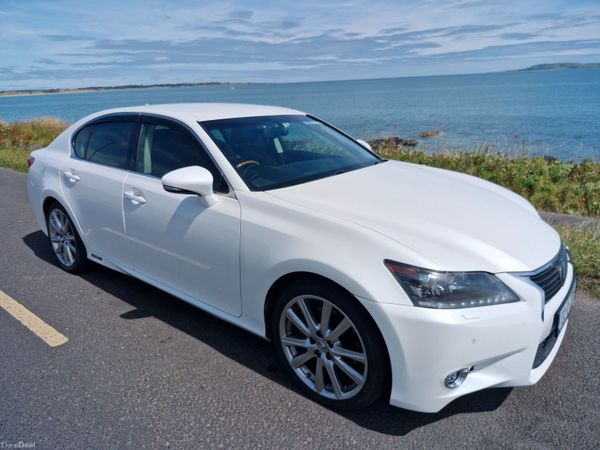 Lexus GS Saloon, Petrol Hybrid, 2013, White