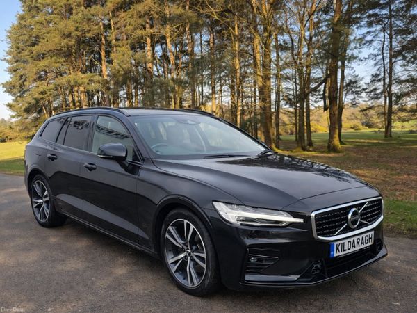Volvo V60 Estate, Petrol Plug-in Hybrid, 2021, Black
