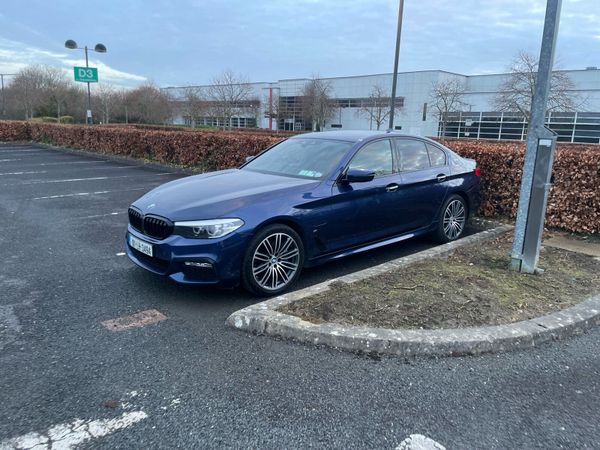 BMW 5-Series Saloon, Petrol Plug-in Hybrid, 2018, Blue