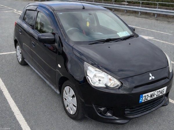 Mitsubishi Mirage Hatchback, Petrol, 2013, Black