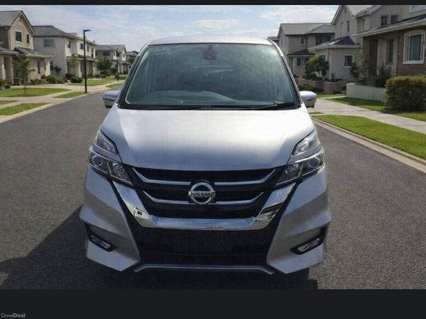 Nissan Serena MPV, Petrol Hybrid, 2017, Silver