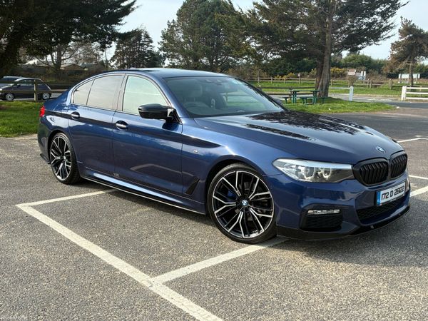 BMW 5-Series Saloon, Diesel, 2017, Blue