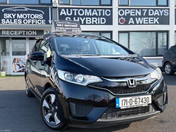 Honda Fit Hatchback, Petrol Hybrid, 2017, Black