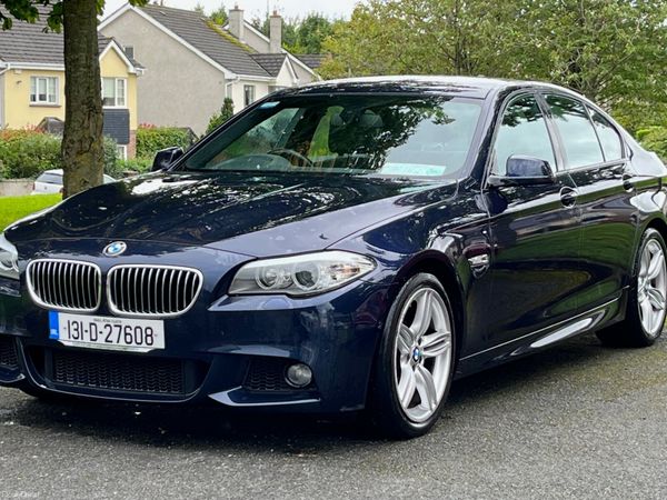 BMW 5-Series Saloon, Diesel, 2013, Blue