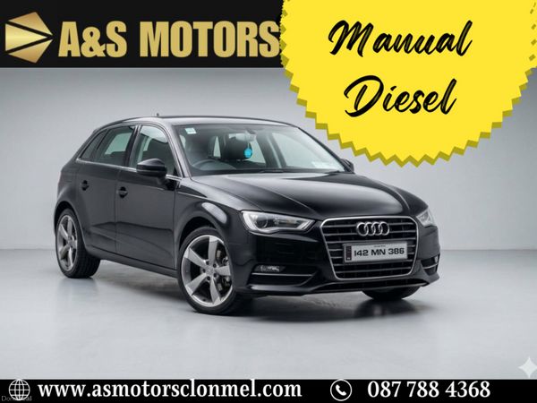 Audi A3 Hatchback, Diesel, 2014, Black