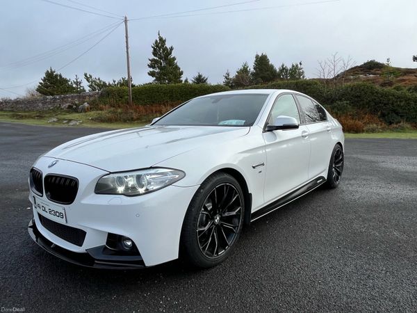 BMW 5-Series Saloon, Diesel, 2014, White