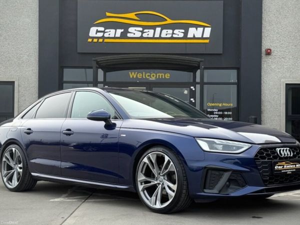 Audi A4 Saloon, Diesel Hybrid, 2022, Blue