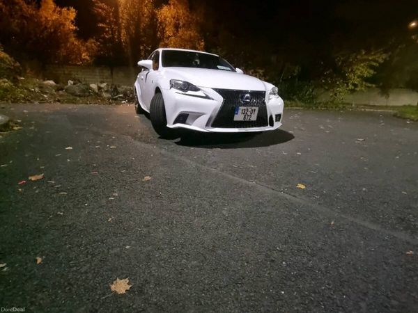 Lexus IS Saloon, Petrol Hybrid, 2013, White