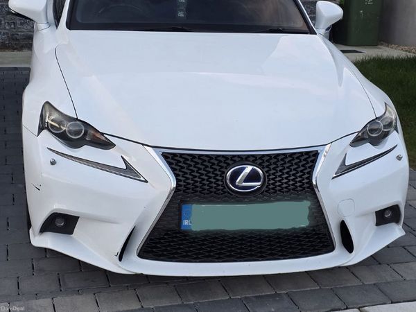 Lexus IS Saloon, Petrol Hybrid, 2014, White