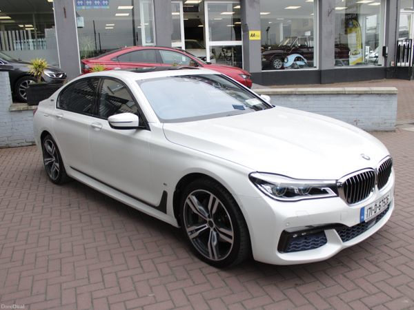 BMW 7-Series Saloon, Petrol Plug-in Hybrid, 2017, White
