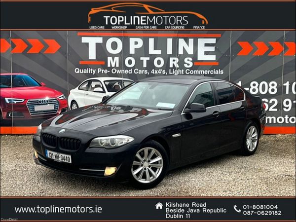 BMW 5-Series Saloon, Diesel, 2013, Black