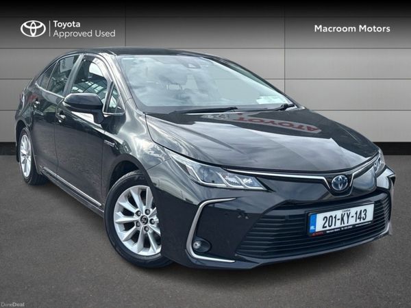 Toyota Corolla Saloon, Petrol Hybrid, 2020, Black