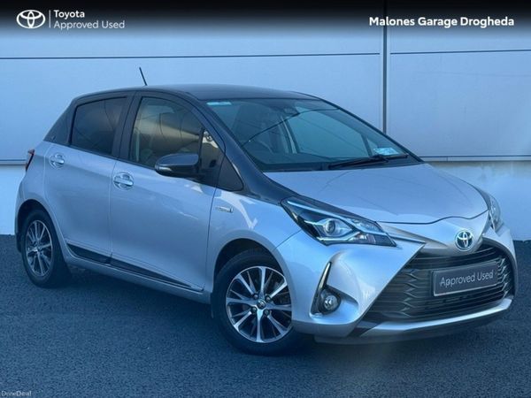 Toyota Yaris Hatchback, Petrol Hybrid, 2019, Silver