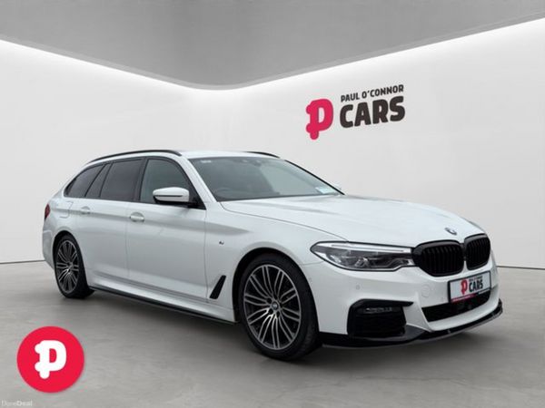 BMW 5-Series Estate, Diesel, 2019, White