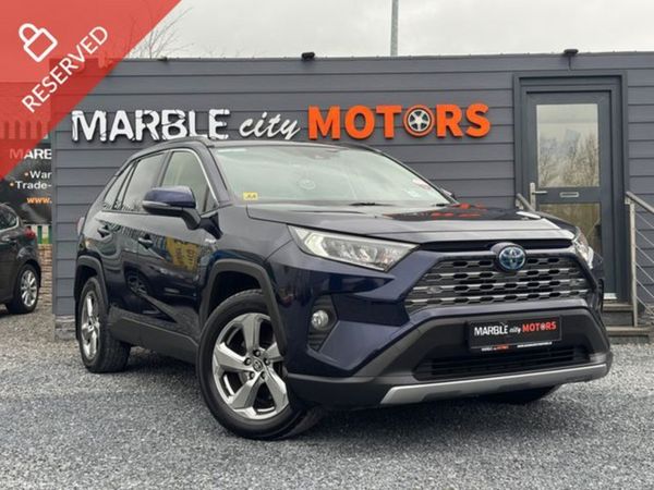 Toyota RAV4 Estate, Petrol Hybrid, 2021, Blue